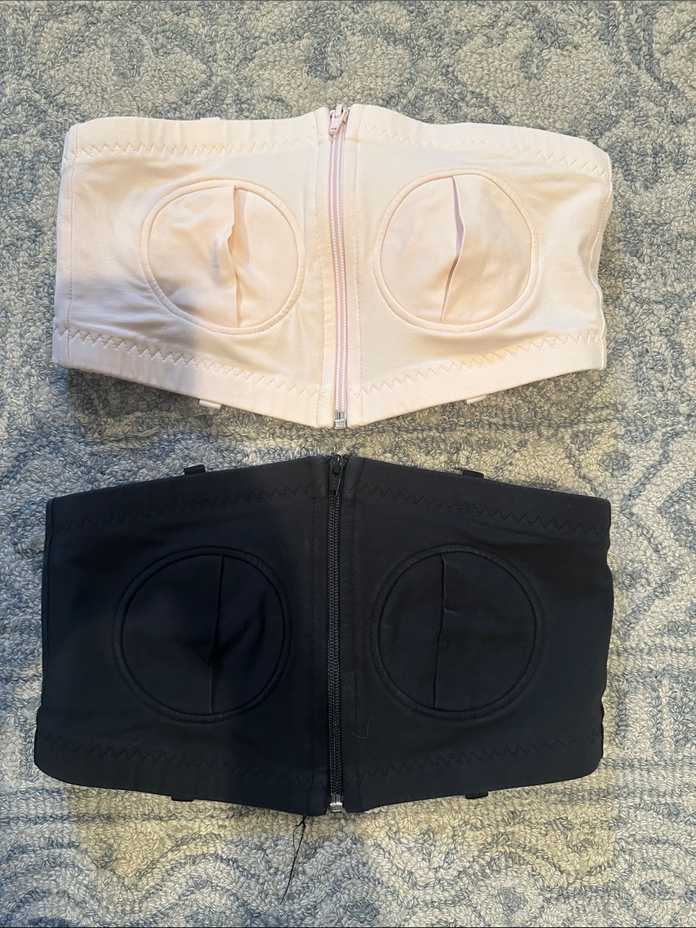 Simple Wishes Pumping Bras set of 2, size XS-L Pink black